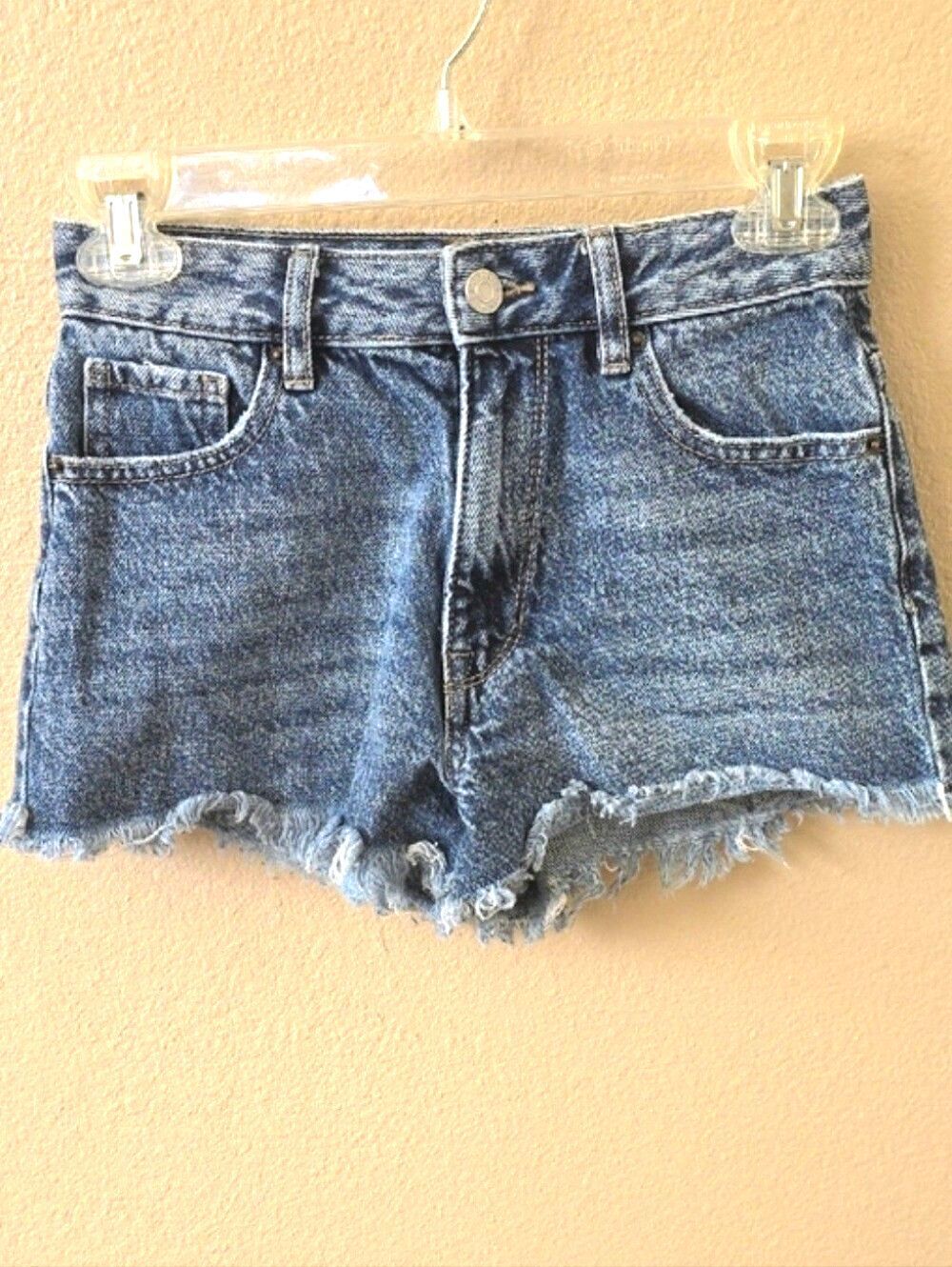 Pacsun Womens 23 High Rise Festival Cutoff Denim Shorts Summer Beach Casual